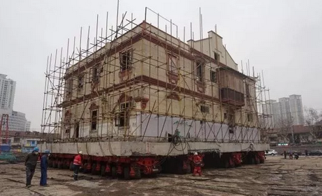 平移動(dòng)老建筑，傾角傳感器起到關(guān)鍵作用